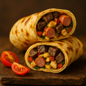 Chicken & Sausage Shawarma